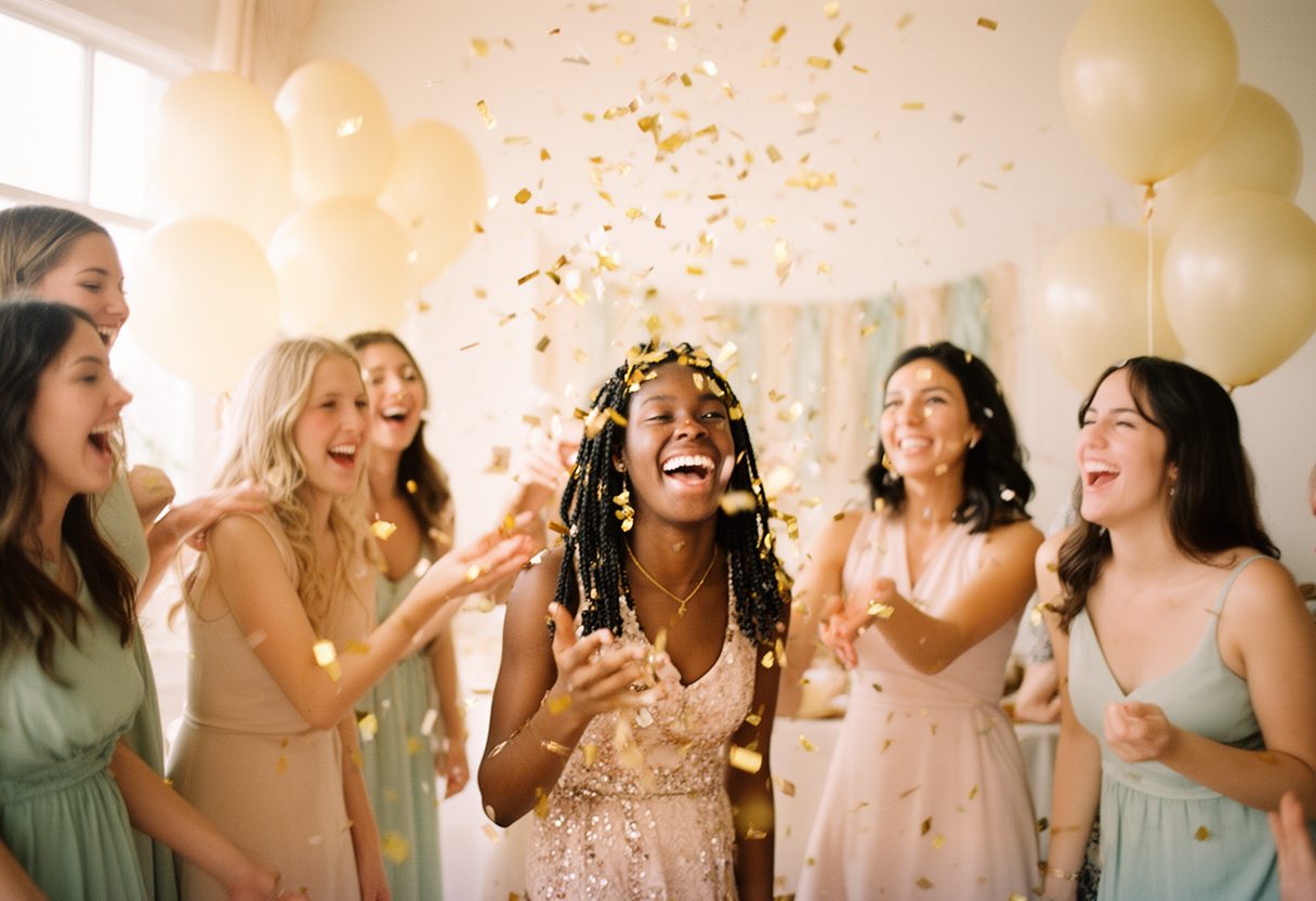 A sixteenth birthday confetti moment